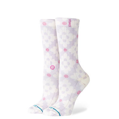 San Lucas Orchid Crew Socks | Women's