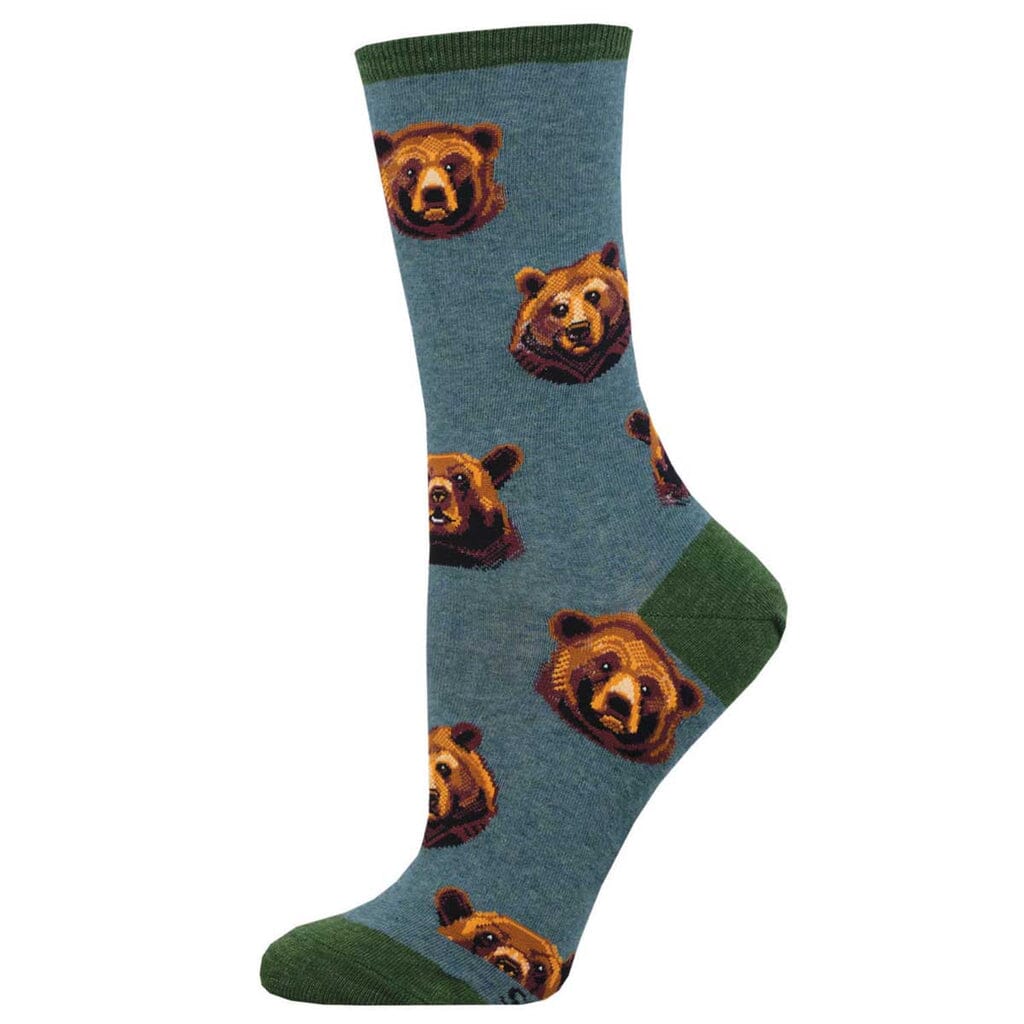 Beary Personable Crew Socks | Women's - Knock Your Socks Off