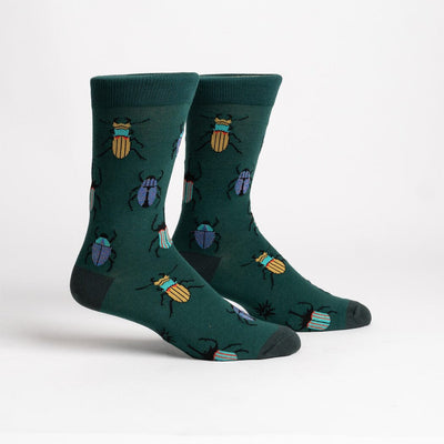 Beetle Mania Crew Socks | Men's - Knock Your Socks Off