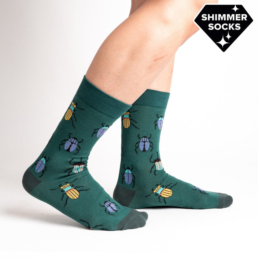 Beetle Mania Crew Socks | Men's - Knock Your Socks Off