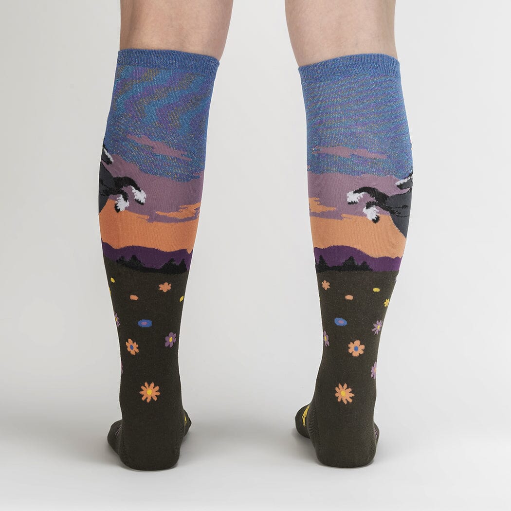 Black Beauty Knee High Socks | Women&