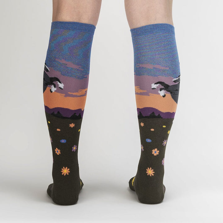 Black Beauty Knee High Socks | Women&