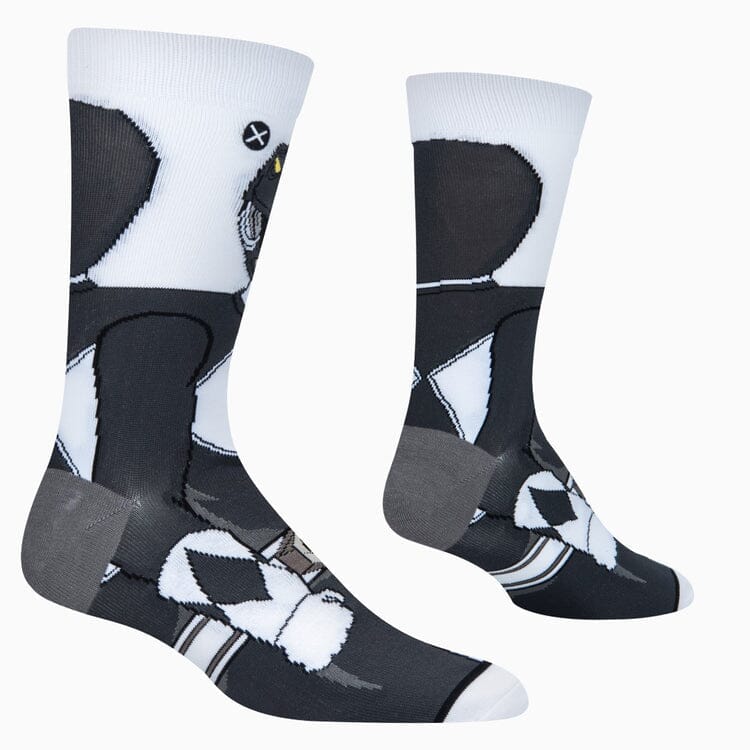 Black Ranger 360 Crew Socks | Men's - Knock Your Socks Off