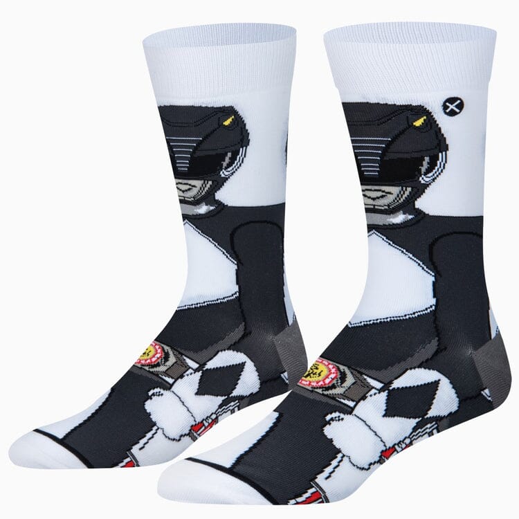 Black Ranger 360 Crew Socks | Men's - Knock Your Socks Off