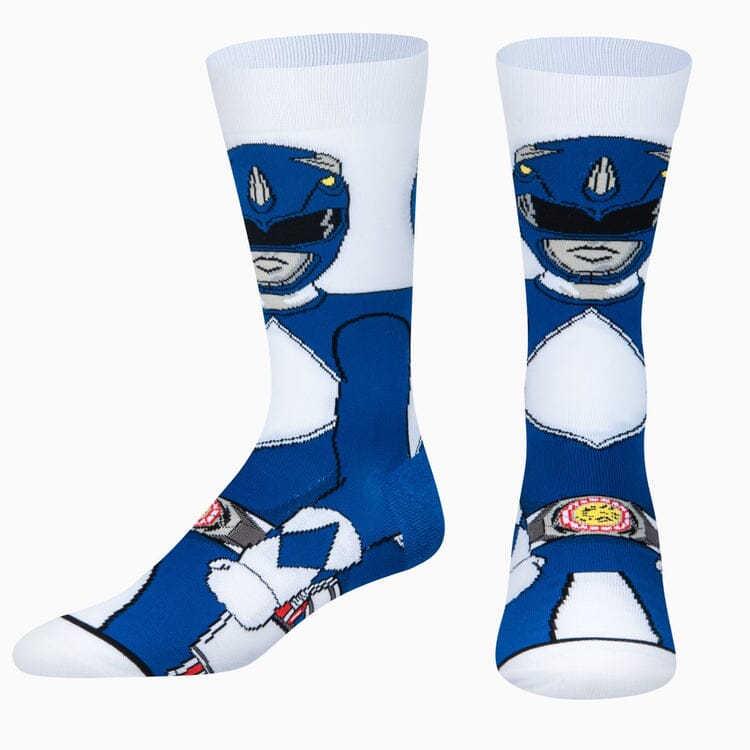 Blue Ranger 360 Crew Socks | Men's - Knock Your Socks Off