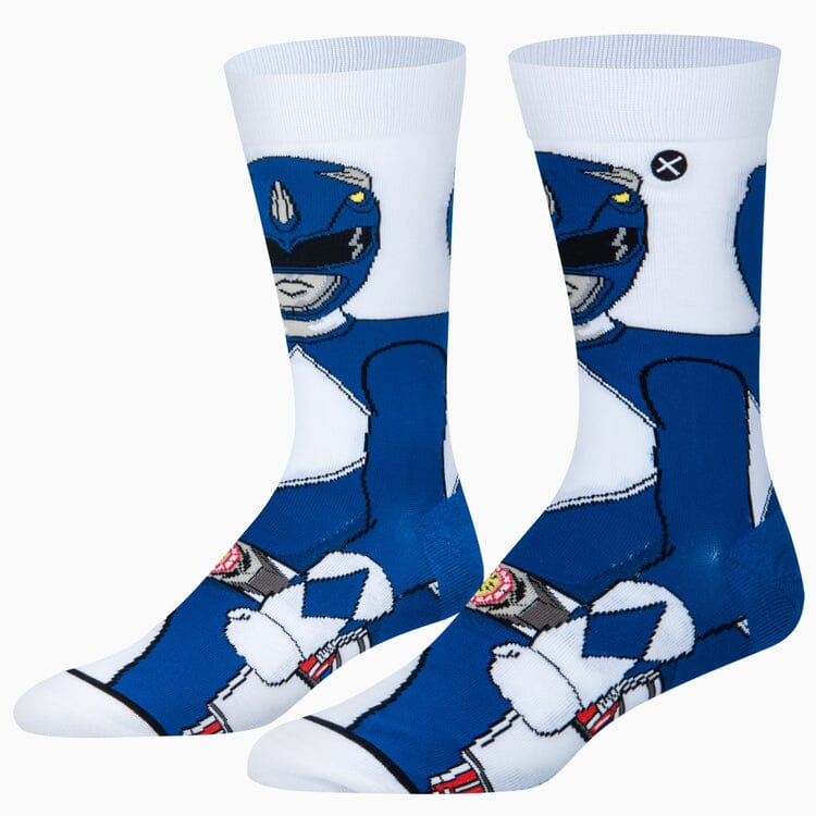 Blue Ranger 360 Crew Socks | Men's - Knock Your Socks Off