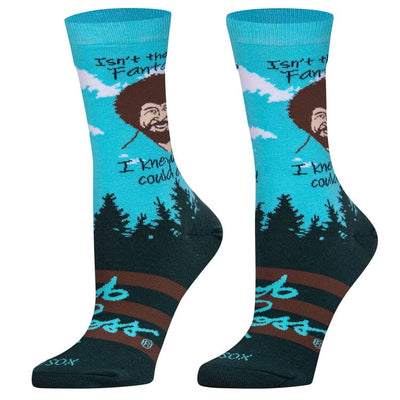 Bob Ross You Can Do It Crew Socks | Women's - Knock Your Socks Off