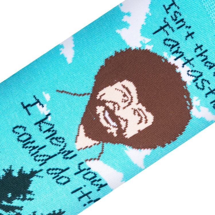 Bob Ross You Can Do It Crew Socks | Women's - Knock Your Socks Off