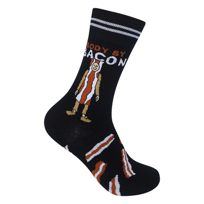 Body By Bacon Crew Socks | Unisex 