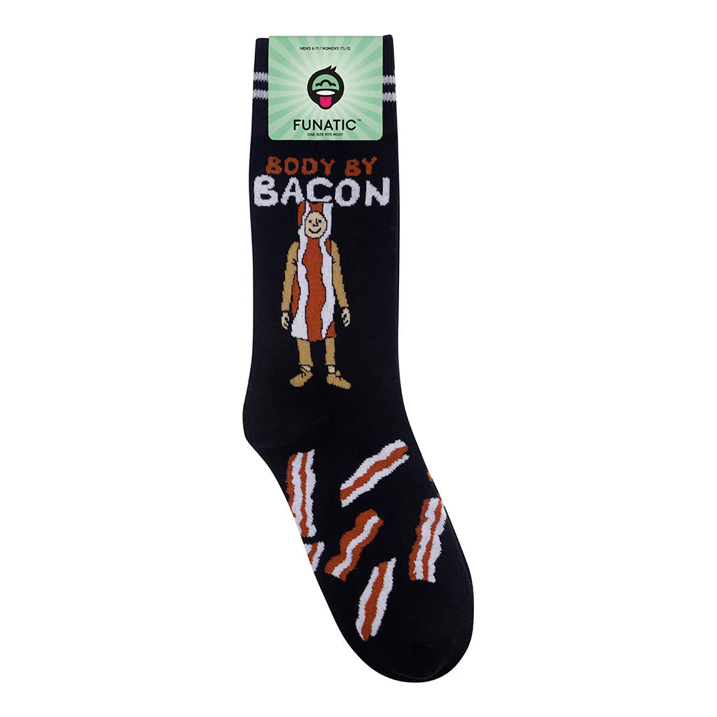 Body By Bacon Crew Socks | Unisex