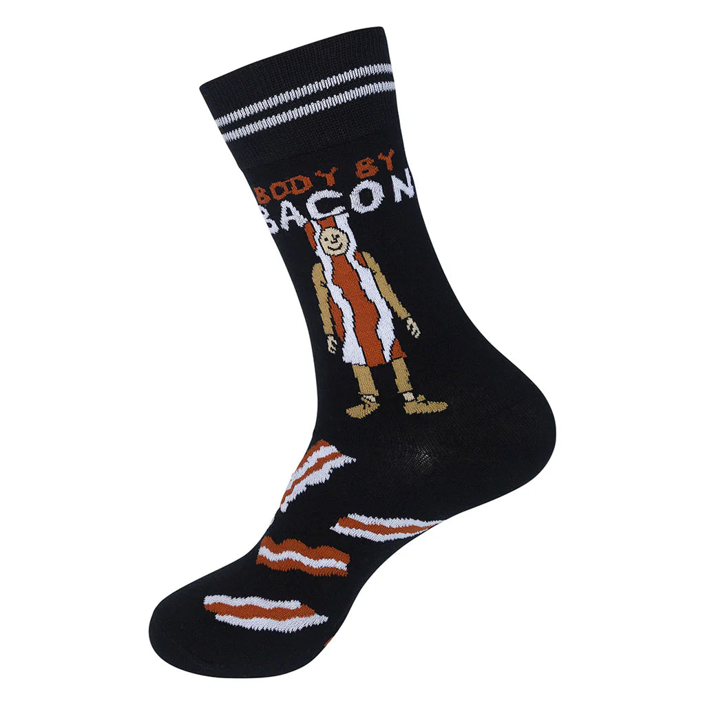 Body By Bacon Crew Socks | Unisex