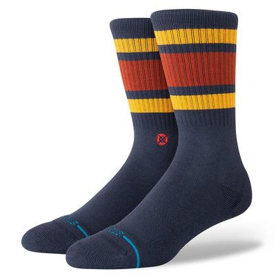 Boyd St Gold Crew Socks | Women's - Knock Your Socks Off