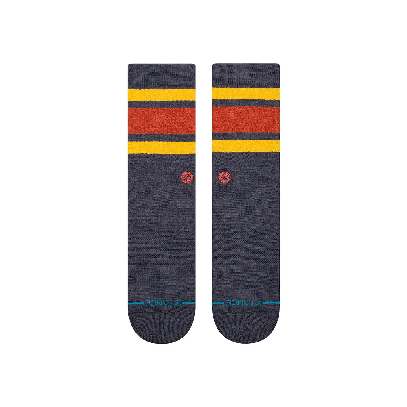 Boyd St Gold Crew Socks | Women's - Knock Your Socks Off