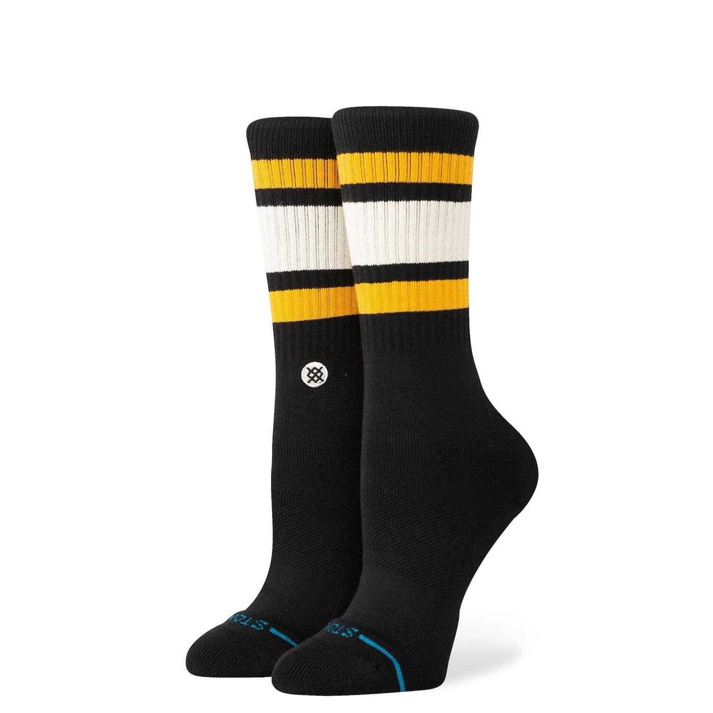 Boyd St Mustard Crew Socks | Women's - Knock Your Socks Off