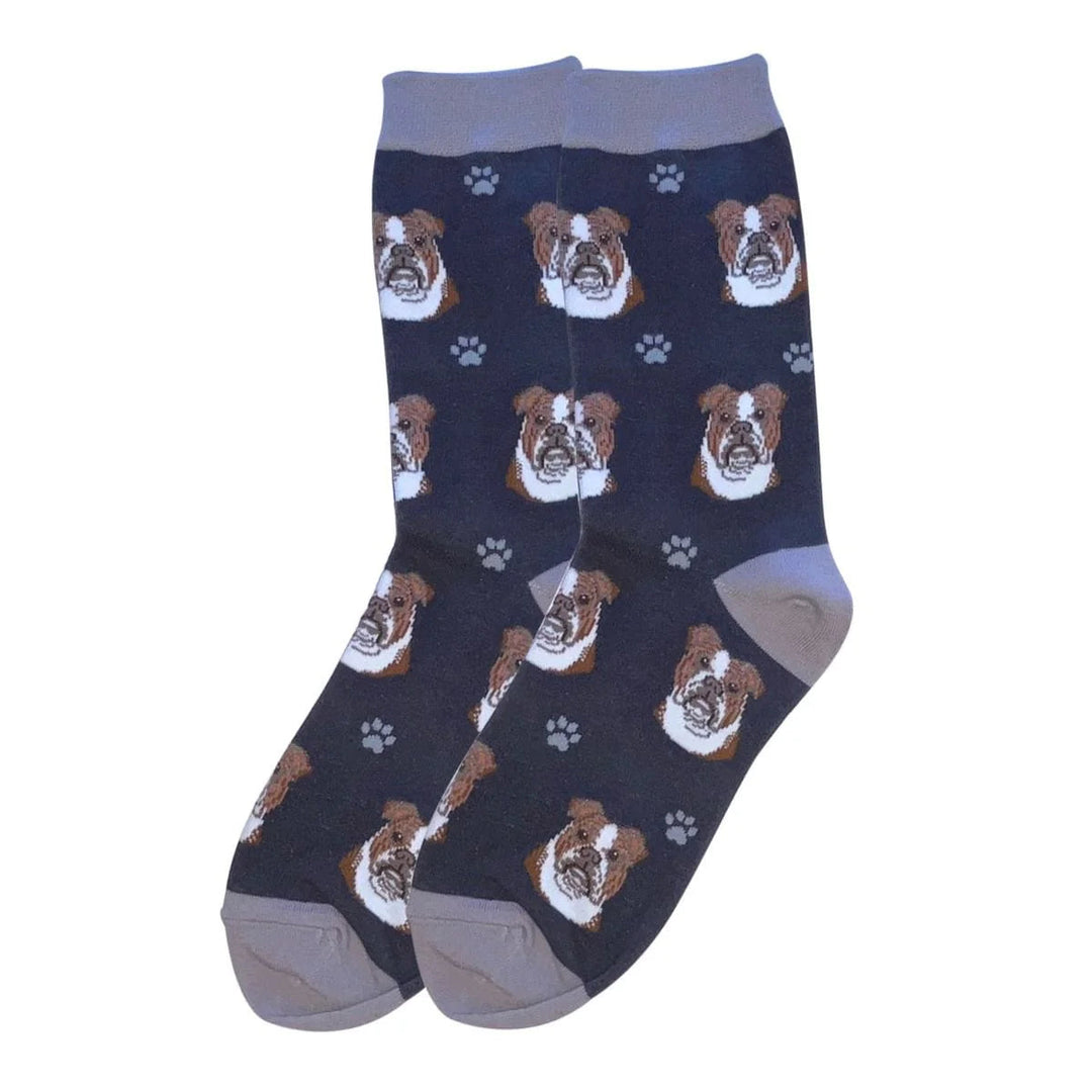 Bulldog Crew Socks | Unisex - Knock Your Socks Off