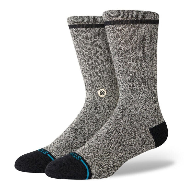 Butter Blend™ Richard Black Crew Socks | Men&