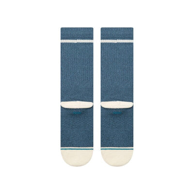 Butter Blend™ Richard Blue Crew Socks | Men's - Knock Your Socks Off