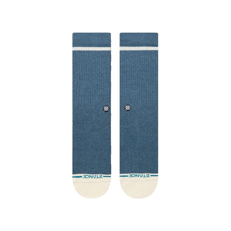Butter Blend™ Richard Blue Crew Socks | Men's - Knock Your Socks Off