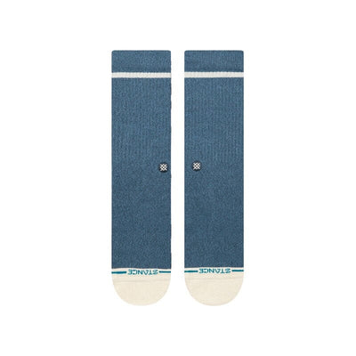 Butter Blend™ Richard Blue Crew Socks | Men's - Knock Your Socks Off