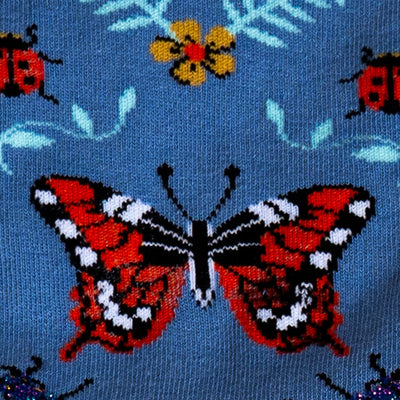 Butterfly in the Sky Knee High Socks | Women's - Knock Your Socks Off