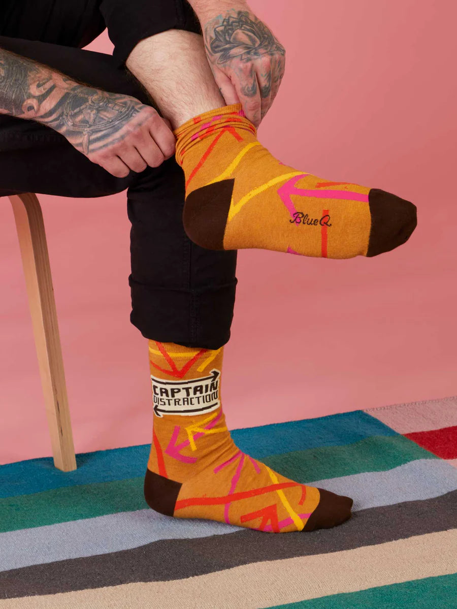 Captain distraction Crew Socks | Men&