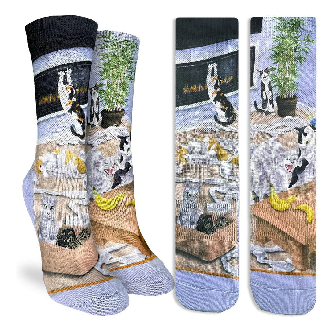 Cats Causing Catastrophe Crew Socks | Women&