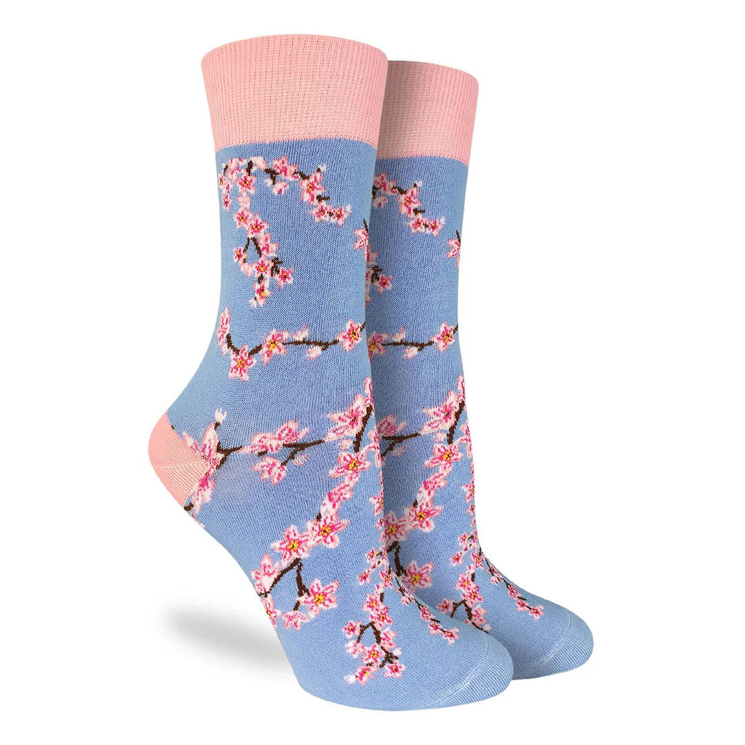 Cherry Blossoms Crew Socks | Women&