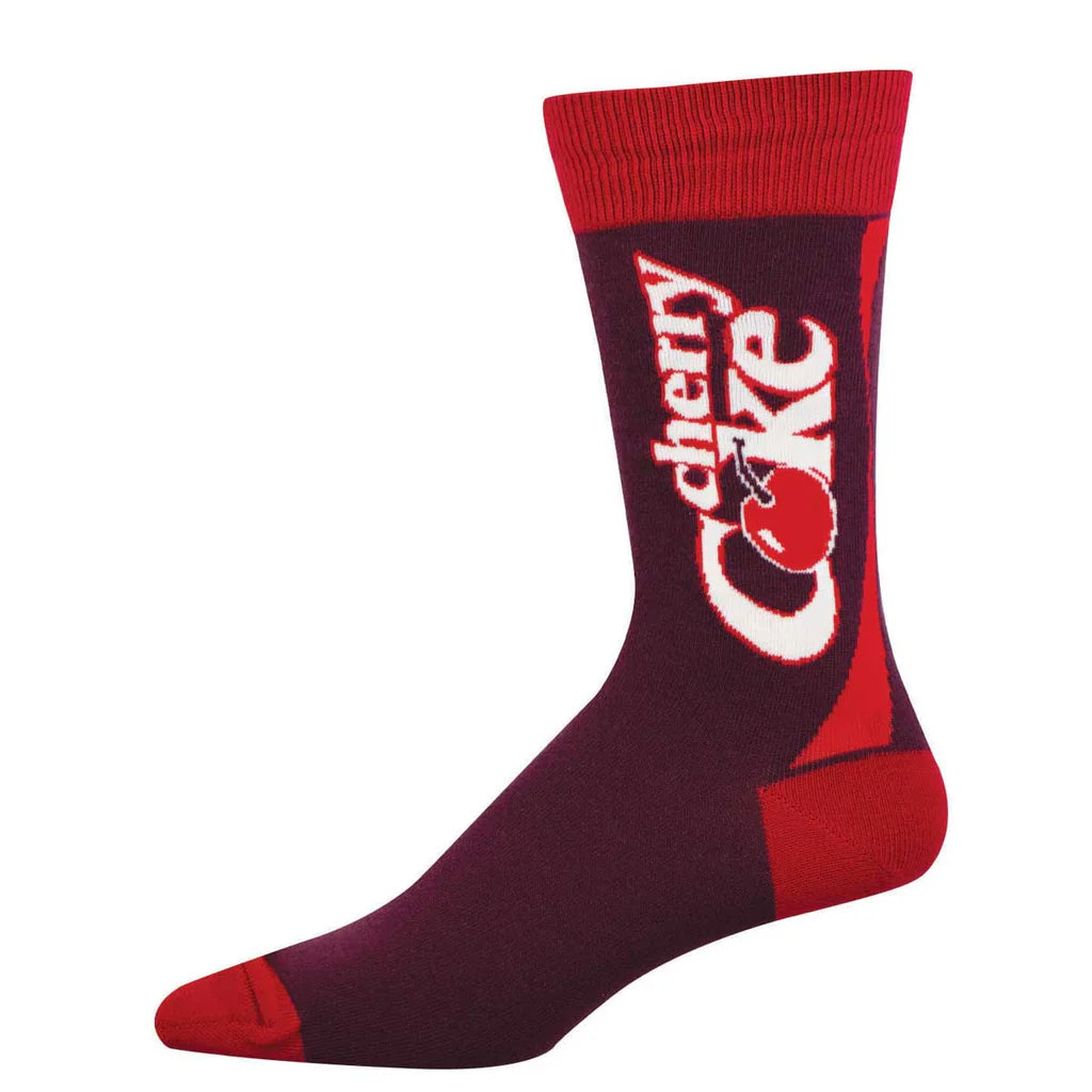 Cherry Coke Socks