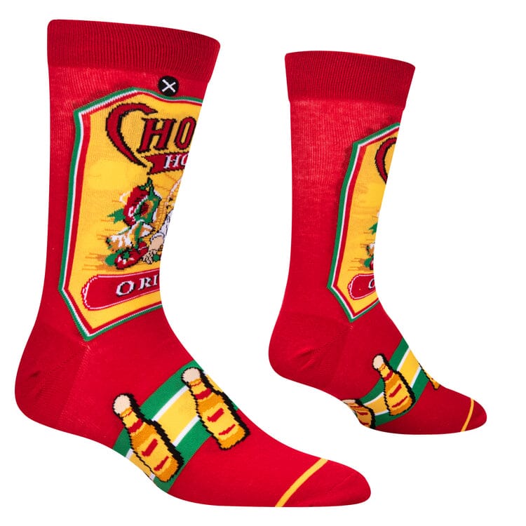 Cholula Label Crew Socks | Men's - Knock Your Socks Off