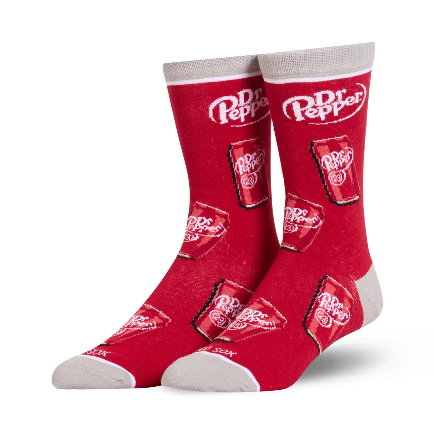 Dr. Pepper Cans Crew Socks