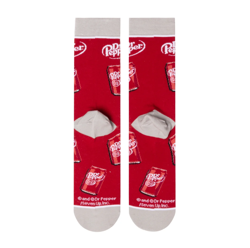 Dr. Pepper Cans Crew Socks