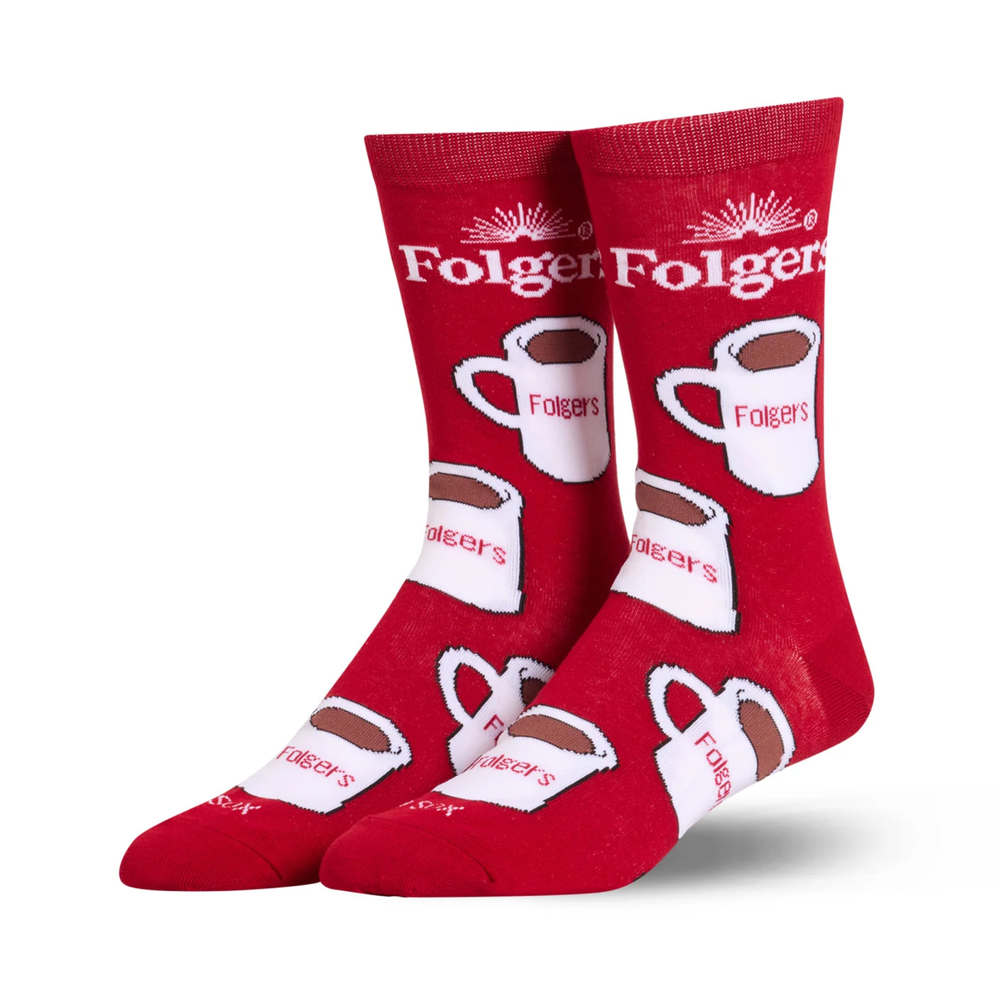 Folgers Mugs Crew Socks