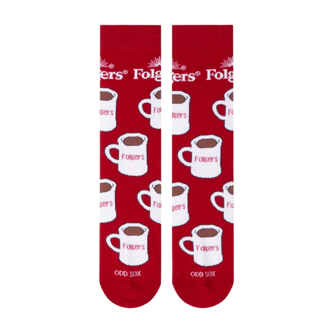 Folgers Mugs Crew Socks