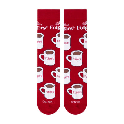 Folgers Mugs Crew Socks