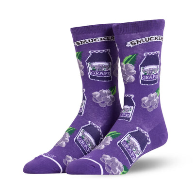 Smuckers Grape Jelly Crew Socks