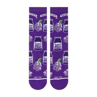 Smuckers Grape Jelly Crew Socks