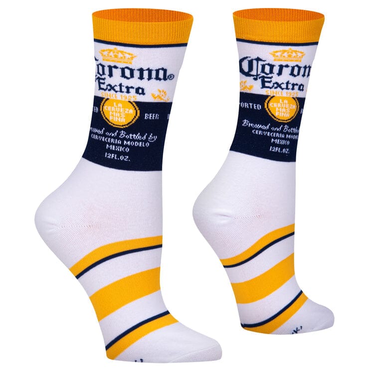 Corona Extra Time Crew Socks | Women's - Knock Your Socks Off
