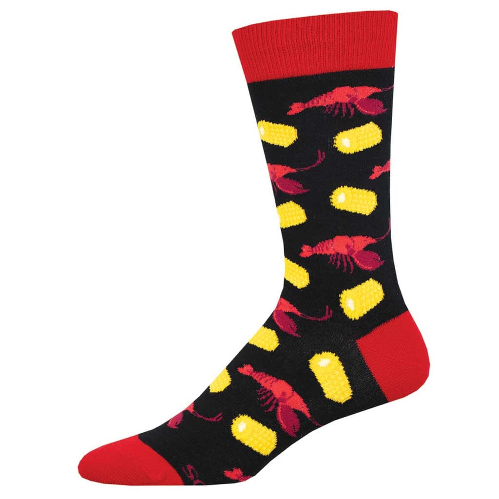 Crawfish Boil Crew Socks | Men's - Knock Your Socks Off