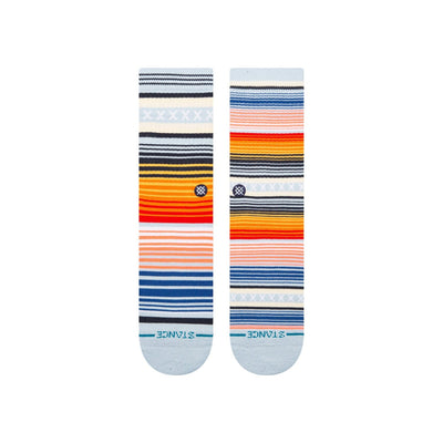 Curren St Ice Blue Crew Socks | Women's - Knock Your Socks Off