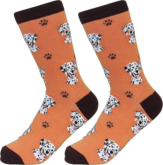 Dalmation Crew Socks | Unisex - Knock Your Socks Off