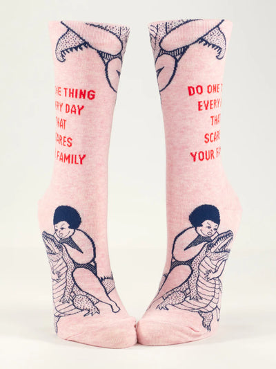 Do One Thing Every Day That Scares Your Family Crew Socks | Women's