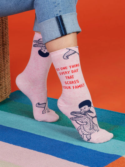 Do One Thing Every Day That Scares Your Family Crew Socks | Women's