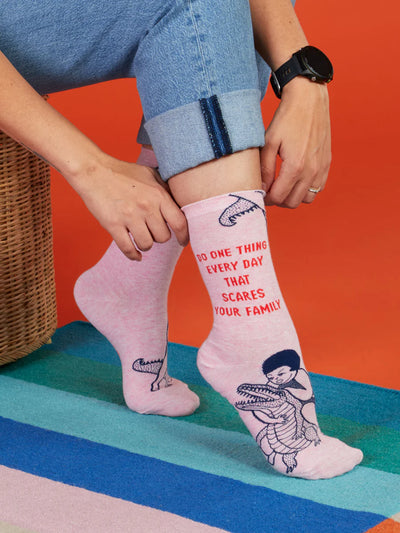 Do One Thing Every Day That Scares Your Family Crew Socks | Women's