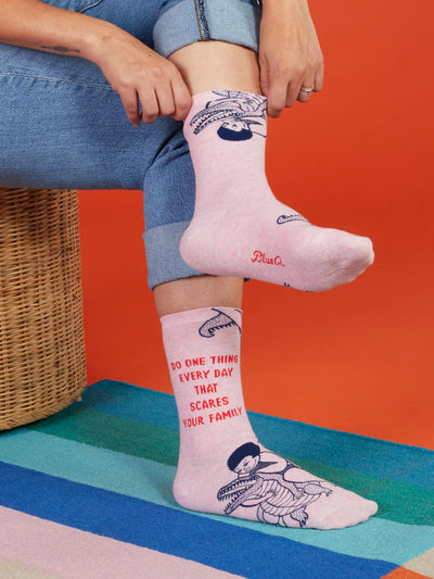 Do One Thing Every Day That Scares Your Family Crew Socks | Women's