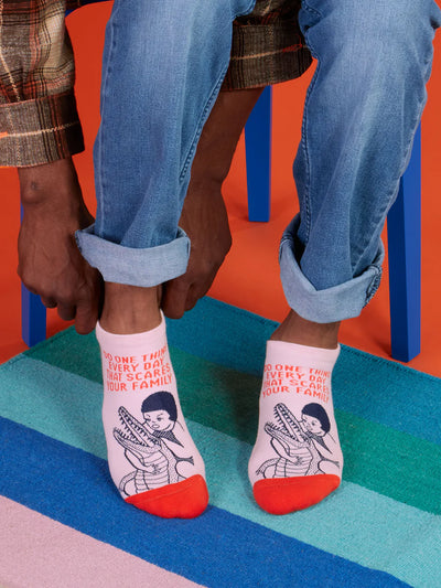 Do One Thing Every Day That Scares Your Family Sneaker Socks | Women's