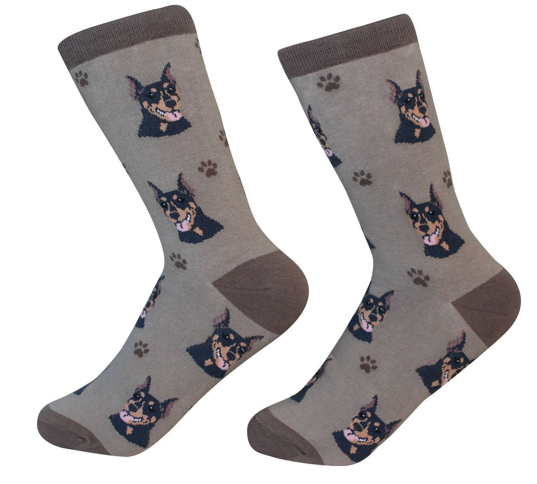 Doberman Crew Socks | Unisex - Knock Your Socks Off