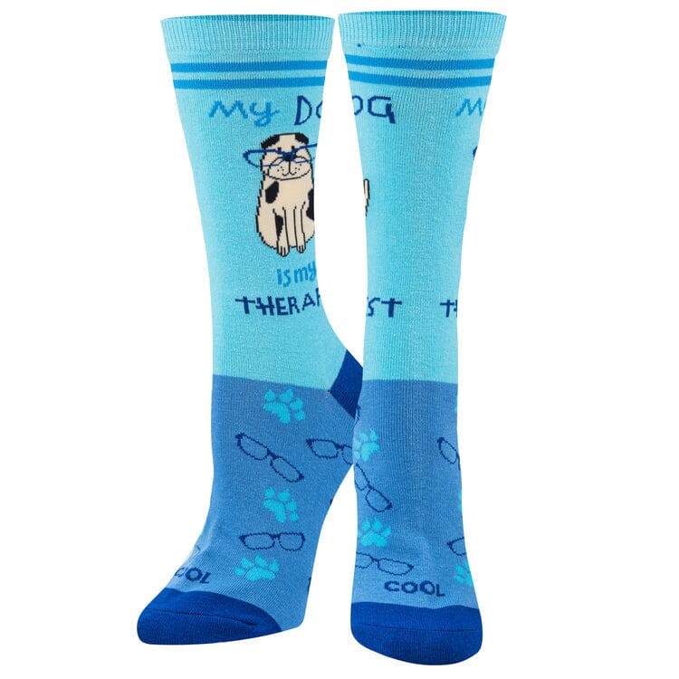 Dog Therapist Crew Socks | Women's - Knock Your Socks Off