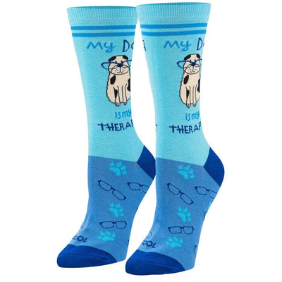 Dog Therapist Crew Socks | Women's - Knock Your Socks Off