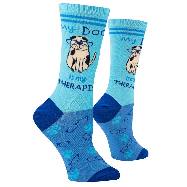 Dog Therapist Crew Socks | Women's - Knock Your Socks Off