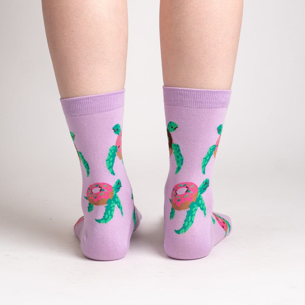 Donut Worry, Be Happy Crew Socks | Women's - Knock Your Socks Off